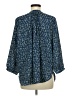Jachs Girlfriend 100% Polyester Blue 3/4 Sleeve Blouse Size M - photo 2