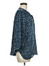 Jachs Girlfriend 100% Polyester Blue 3/4 Sleeve Blouse Size M - photo 4