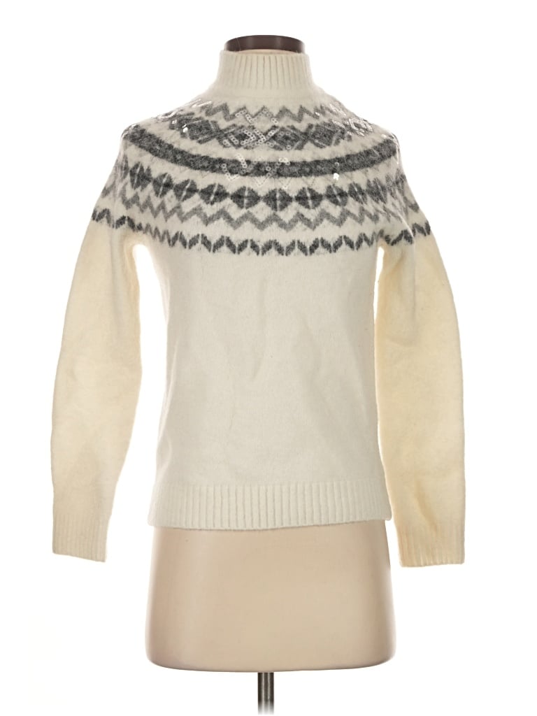 Pre-owned Marciano Turtleneck Sweater In Ivory