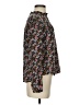 Ann Taylor LOFT 100% Modal Floral Black Long Sleeve Blouse Size S - photo 4