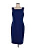 Jones Studio Solid Blue Cocktail Dress Size L (estimated) - photo 1