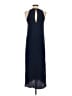 Voz Solid Blue Casual Dress Size S - photo 2