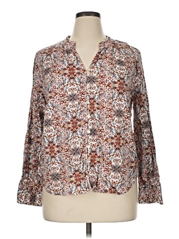 Ann Taylor LOFT Long Sleeve Blouse (view 1)