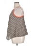 THML 100% Polyester Stripes Orange Sleeveless Blouse Size XL - photo 5