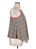 THML 100% Polyester Stripes Orange Sleeveless Blouse Size XL - photo 4