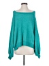 Free People Teal Pullover Sweater Size S - photo 1