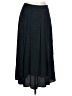 Topshop Animal Print Teal Black Formal Skirt Size 10 - photo 1