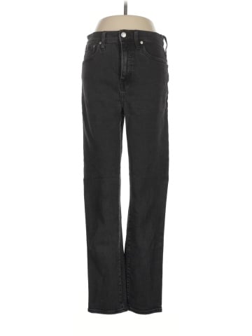 Madewell Tall Classic Straight Jeans in Lunar Wash (view 1)