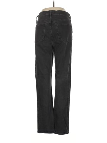Madewell Tall Classic Straight Jeans in Lunar Wash (view 2)