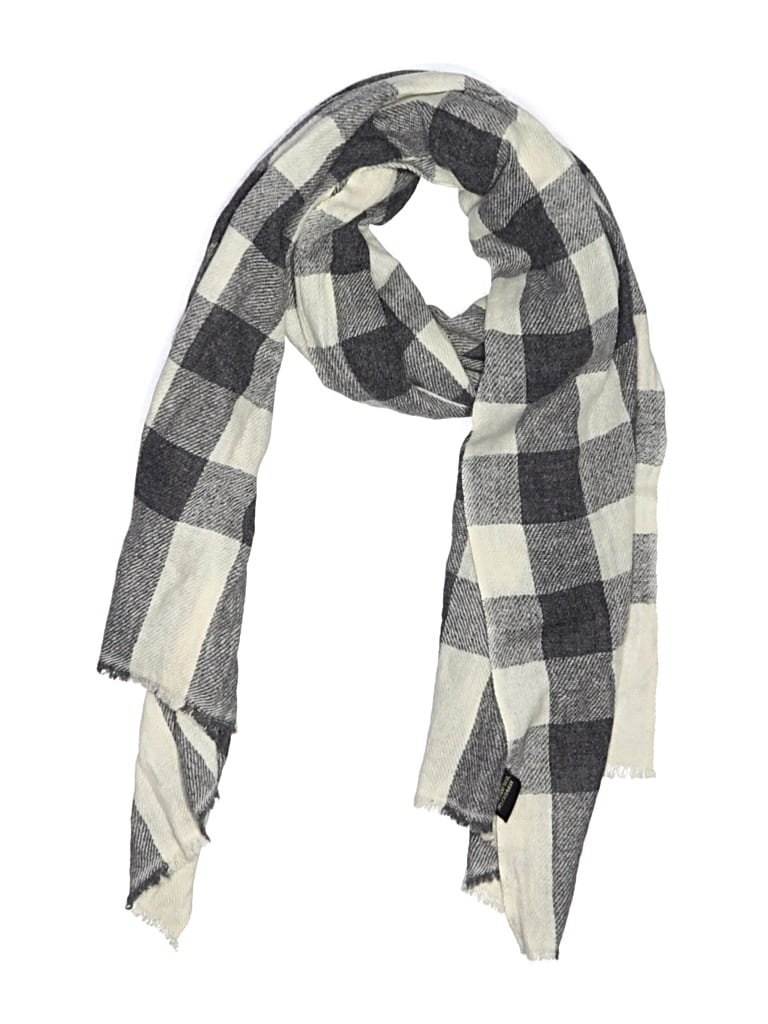 Pre-owned Assorted Brands Scarf In Gray