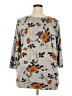 Mix by 41 Hawthorn Floral Gray Pullover Sweater Size XXL - photo 2