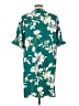 Unbranded 100% Polyester Tropical Green Casual Dress Size XL - photo 2