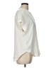 Old Navy 100% Polyester Ivory Short Sleeve Blouse Size L - photo 4