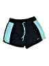 Nike 100% Polyester Color Block Teal Athletic Shorts Size S - photo 1