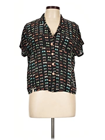 Danielle Kroll Exclusively for Anthropologie Short Sleeve Blouse (view 1)