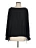 Ann Taylor LOFT 100% Polyester Black Long Sleeve Blouse Size M - photo 1