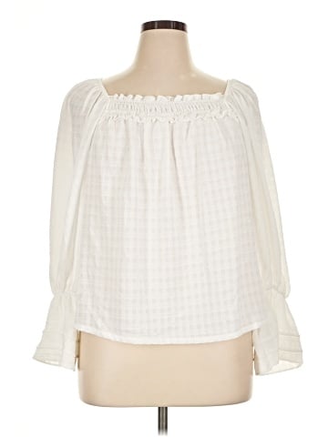 Max Studio 3/4 Sleeve Blouse (view 1)
