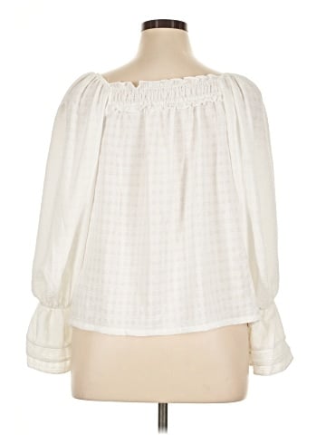 Max Studio 3/4 Sleeve Blouse (view 2)