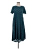 Lularoe Polka Dots Teal Casual Dress Size S - photo 1