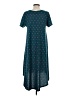 Lularoe Polka Dots Teal Casual Dress Size S - photo 2