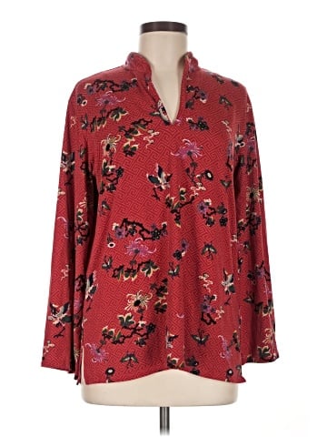 Natori Long Sleeve Blouse (view 1)