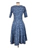 Lularoe Paisley Blue Casual Dress Size L - photo 2