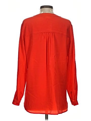 Diane von Furstenberg Long Sleeve Silk Top (view 2)