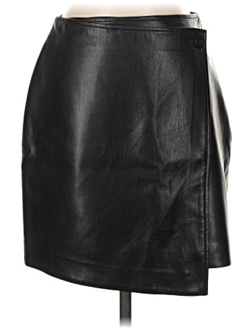 Babaton Faux Leather Skirt (view 1)