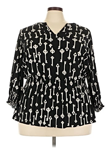 Alfani 3/4 Sleeve Blouse (view 1)