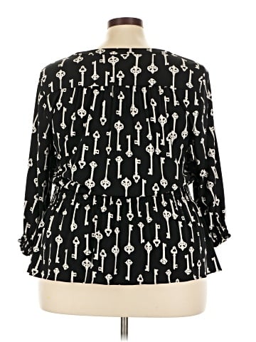 Alfani 3/4 Sleeve Blouse (view 2)