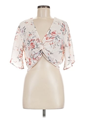 Love Tree Short Sleeve Blouse (view 1)
