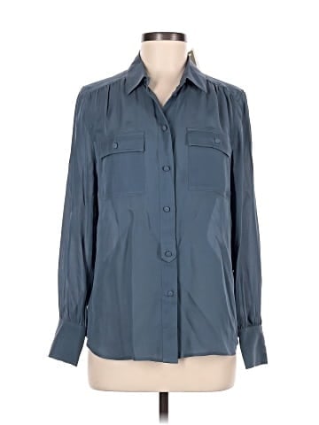 J.Crew Long Sleeve Silk Top (view 1)