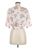 Love Tree Ivory Short Sleeve Blouse Size M - photo 2
