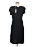 Max Studio Solid Black Casual Dress Size S - photo 2