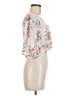 Love Tree Ivory Short Sleeve Blouse Size M - photo 4