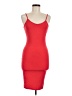 Sheinside Solid Red Cocktail Dress Size M - photo 1