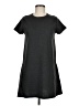 Hype Solid Gray Casual Dress Size M - photo 1