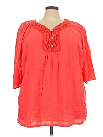 Catherines 3/4 Sleeve Blouse (view 1)