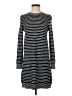 Lacoste Stripes Gray Casual Dress Size EU 34 / US 4 - photo 1