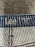 Lee Chevron-herringbone Blue Denim Shorts Size 31 waist (estimated) - photo 3