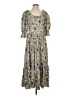 Meadows 100% Cotton Floral Gray Casual Dress Size 4 - photo 1