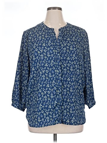 Jachs Girlfriend 3/4 Sleeve Blouse (view 1)