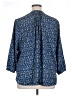 Jachs Girlfriend 100% Polyester Blue 3/4 Sleeve Blouse Size XL - photo 2