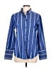 J.Crew 100% Cotton Stripes Blue Long Sleeve Button-Down Shirt Size 6 - photo 1