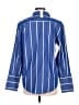 J.Crew 100% Cotton Stripes Blue Long Sleeve Button-Down Shirt Size 6 - photo 2