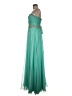Alyce 100% Polyester Solid Teal Cocktail Dress Size 8 - photo 5