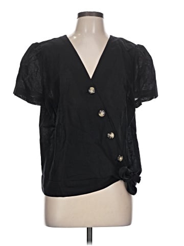 Ann Taylor Short Sleeve Blouse (view 1)