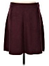 Level 99 Solid Burgundy Casual Skirt Size 27 waist - photo 1