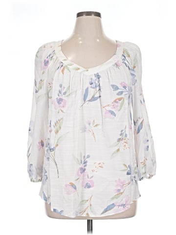 LC Lauren Conrad 3/4 Sleeve Blouse (view 1)