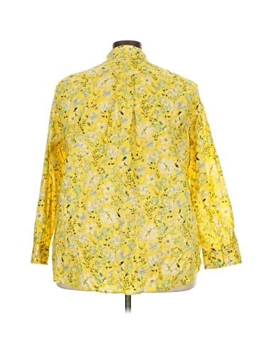 Talbots 3/4 Sleeve Button-Down Shirt (view 2)